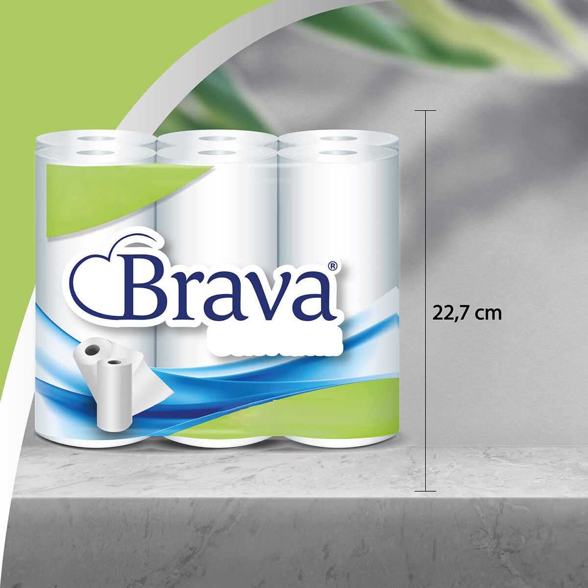 Brava - Super Keukenpapier - 36 Rollen - Ultra Absorberend Keukenpapier - Ultra Clean Keukenrol - Voordeelverpakking