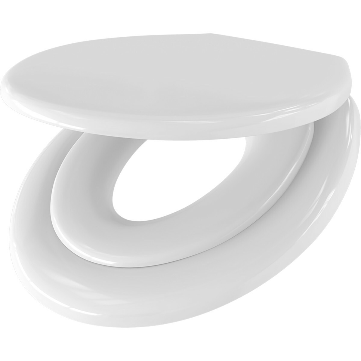 Necklet Berouw Twisted WC Bril met Verkleiner - Velvalux Naresa - Toiletbril - Kinder  Toiletzitting - Softclose - Quickrelease - Afklikbaar - Wit | Qualu