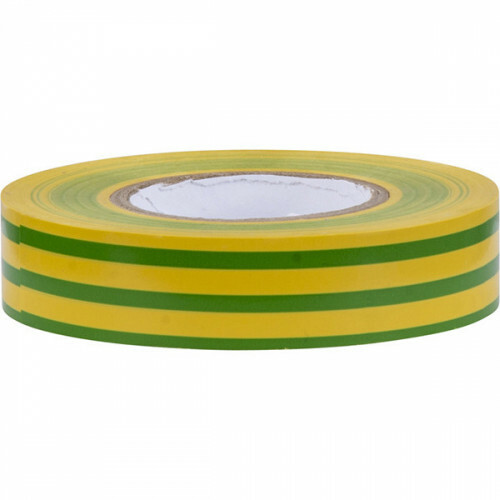 Isolatietape - Yurga - Groen/Geel - 20mmx20m