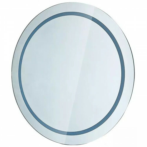 LED Badkamerspiegel - Viron Mirron - Ø60cm - Rond - Anti Condens - Helder/Koud Wit 6400K