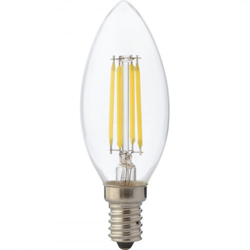 LED Lamp - Kaarslamp - Filament - E14 Fitting - 6W Dimbaar - Warm Wit 2700K