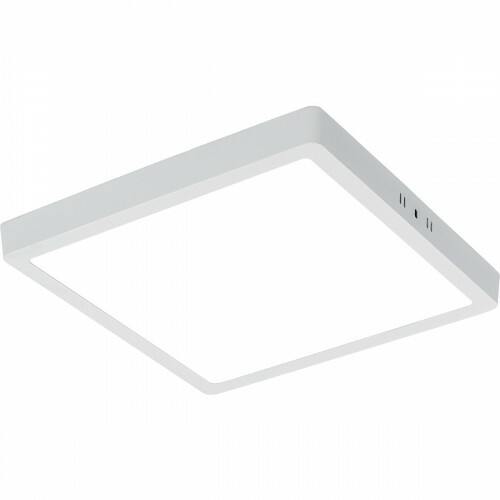 LED Paneel - 30x30 Helder/Koud Wit 6400K - 28W Opbouw Vierkant - Mat Wit - Flikkervrij