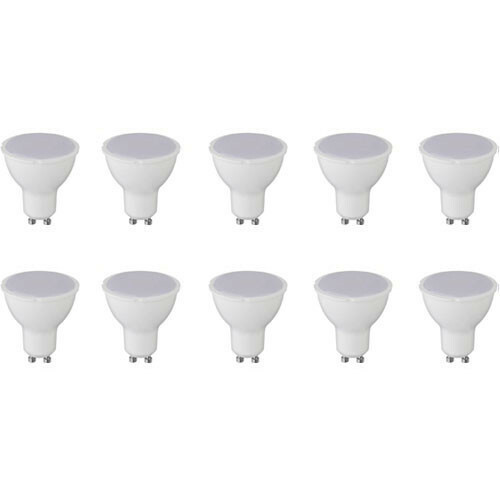 LED Spot 10 Pack - Aigi - GU10 Fitting - 6W - Helder/Koud Wit 6400K