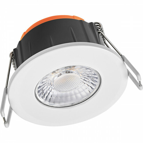 LEDVANCE - LED Spot - Inbouwspot - Combo Fix - Aanpasbare Vermogen - Aanpasbare Lichtleur - Waterdicht IP65 - Wit - Aluminium - Rond