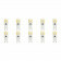 LED Lamp 10 Pack - G9 Fitting - Dimbaar - 3W - Warm Wit 3000K - Transparant | Vervangt 32W