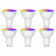 LED Spot 6 Pack - Facto - Smart LED - Wifi LED - Slimme LED - 5W - GU10 Fitting - RGB+CCT - Aanpasbare Kleur - Dimbaar - Afstandsbediening