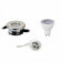 LED Spot Set - GU10 Fitting - Waterdicht IP65 - Dimbaar - Inbouw Rond - Mat Chroom - 6W - Helder/Koud Wit 6400K - Ø82mm