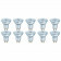 OSRAM - LED Spot 10 Pack - Parathom PAR16 927 36D - GU10 Fitting - Dimbaar - 3.7W - Warm Wit 2700K | Vervangt 35W