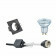 OSRAM - LED Spot Set - Parathom PAR16 940 36D - GU10 Fitting - Dimbaar - Inbouw Vierkant - Mat Zwart - 3.7W - Natuurlijk Wit 4000K - Kantelbaar 80mm