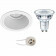 PHILIPS - LED Spot Set - CorePro 827 36D - Pragmi Minko Pro - GU10 Fitting - Inbouw Rond - Mat Wit - 3.5W - Warm Wit 2700K - Verdiept - Ø90mm