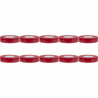 Isolatietape 10 Pack - Yurga - Rood - 20mmx20m