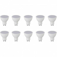 LED Spot 10 Pack - Aigi - GU10 Fitting - 6W - Helder/Koud Wit 6400K