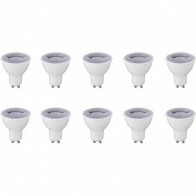 LED Spot 10 Pack - GU10 Fitting - Dimbaar - 6W - Warm Wit 3000K