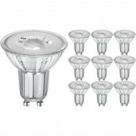 LED Spot - GU10 PAR16 - 10 Pack - Velvalux - 6W 435lm 38D - 827 Zeer Warm Wit 2700K | Vervangt 62W