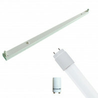 LED TL Armatuur met T8 Buis Incl. Starter - Aigi Dybolo - 120cm Enkel - 16W - Natuurlijk Wit 4200K - Beschermingsgraad IP20