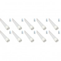 LED TL Buis T8 met Starter 10 Pack - 120cm 16W - Natuurlijk Wit 4200K