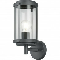 LED Tuinverlichting - Wandlamp - Buitenlamp - Trion Taniron - E27 Fitting - Spatwaterdicht IP44 - Mat Antraciet - Aluminium