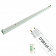 LED TL Armatuur met T8 Buis - OSRAM SubstiTUBE Value EM 830 - Aigi Dybolo - 150cm Enkel - 19.1W - Warm Wit 3000K