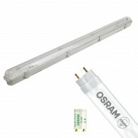 LED TL Armatuur met T8 Buis - OSRAM SubstiTUBE Value EM 840 - Aigi Hari - 120cm Enkel - 16.2W - Natuurlijk Wit 4000K