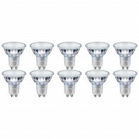 PHILIPS - LED Spot 10 Pack - MASTER 927 36D VLE - GU10 Fitting - DimTone Dimbaar - 4.9W - Warm Wit 2200K-2700K | Vervangt 50W