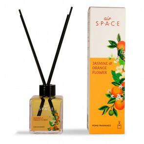 Air Space - Parfum - Geurstokjes - Huisgeur - Huisparfum - Jasmine & Orange Flower - Vierkant - 100ml