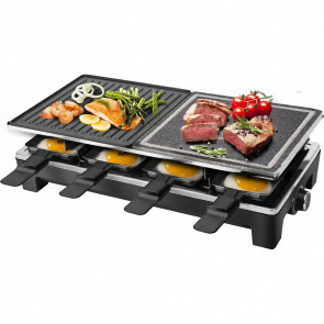 Gourmetstel - Aigi Rely - Steengrill - 1500 Watt - Zwart