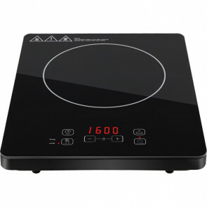 Inductie Kookplaat - Aigi Blony - 2000 Watt - Touch Control - LED Display - Zwart 