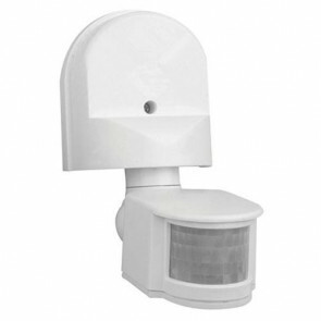 LED bewegingssensor / bewegingsmelder / PIR Sensor Kantelbaar Opbouw Wit Kunststof 8m 180 Graden IP44