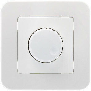 LED Dimmer - 230V - Inbouw Enkel Knop - 1-300W - Wit