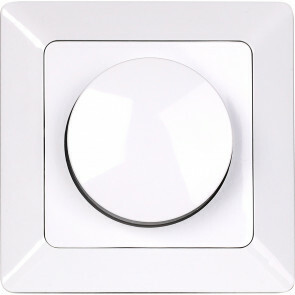 LED Dimmer - Aigi - Inbouw - Enkel Knop - 7-110W - Wit