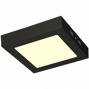 LED Downlight - 12W - Warm Wit 3000K - Mat Zwart - Opbouw - Vierkant - Aluminium - 170mm