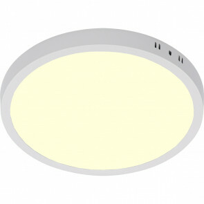 LED Paneel - Ø30 Warm Wit 3000K - 28W Opbouw Rond - Mat Wit - Flikkervrij