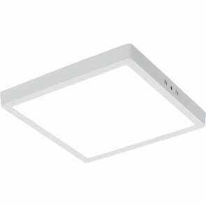 LED Paneel - 30x30 Helder/Koud Wit 6000K - 28W Opbouw Vierkant - Mat Wit - Flikkervrij