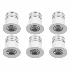 LED Veranda Spot Verlichting 6 Pack - 3W - Natuurlijk Wit 4000K - Inbouw - Rond - Mat Wit - Aluminium - Ø31mm