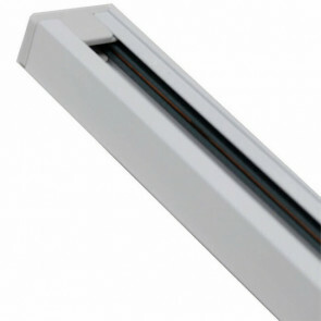 Spanningsrail - Prixa - 1 Fase - Opbouw - Aluminium - Glans Wit - 1m