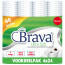 Brava - Ultra Soft Toiletpapier - 96 Rollen - 3 Laags - Ultiem Comfort WC Papier - Superieure Sterkte - Maximale Absorptie & Pluisvrij - Voordeelverpakking WC Papier