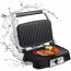 Contactgrill - Tosti Apparaat - Tosti Ijzer - Aigi Hitty - Cool Touch - RVS - Zwart/Zilver 2