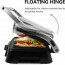 Contactgrill - Tosti Apparaat - Tosti Ijzer - Aigi Hitty - Cool Touch - RVS - Zwart/Zilver 3