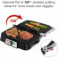 Contactgrill - Tosti Apparaat - Tosti Ijzer - Aigi Hitty - Cool Touch - RVS - Zwart/Zilver 4