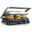 Contactgrill - Tosti Apparaat - Tosti Ijzer - Aigi Samy - Cool Touch - RVS - Zwart/Zilver 3