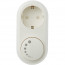 EcoDim - LED Stekkerdimmer - ECO-DIM.06 - Fase Afsnijding RC - Opbouw - Enkel Knop - 0-150W - Wit 2