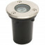 LED Grondspot - Aruz - Inbouw Rond - 1W - Waterdicht IP67 - Natuurlijk Wit 4000K - Rond - Mat Chroom - RVS