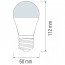 LED Lamp 10 Pack - E27 Fitting - 12W - Natuurlijk Wit 4000K 5