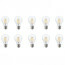 LED Lamp 10 Pack - Filament - E27 Fitting - 8W - Natuurlijk Wit 4200K