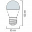 LED Lamp - E27 Fitting - 8W - Natuurlijk Wit 4000K 3