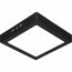 LED Paneel - 30x30 - 28W - Helder/Koud Wit 6400K - Mat Zwart - Opbouw - Vierkant - Aluminium