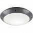 LED Plafondlamp - Trion Camiro - Opbouw Rond - Waterdicht IP54 - E27 Fitting - Mat Zwart - Kunststof