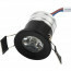 LED Veranda Spot Verlichting 6 Pack - 3W - Warm Wit 3000K - Inbouw - Rond - Mat Zwart - Aluminium - Ø31mm 3