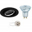 OSRAM - LED Spot Set - Parathom PAR16 927 36D - Pragmi Aerony Pro - GU10 Fitting - Dimbaar - Inbouw Rond - Mat Zwart - 3.7W - Warm Wit 2700K - Kantelbaar - Ø82mm