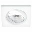 Spot Armatuur GU10 - Trion - Inbouw Vierkant - Mat Wit Aluminium - Kantelbaar 80mm